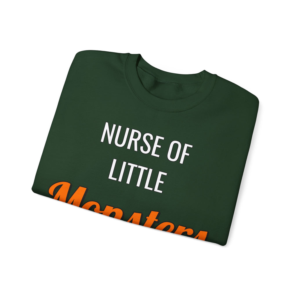 Nurse Of Little Monsters Sweatshirt | Nurse Halloween Sweatshirt | Spooky Nurse Sweatshirt | Healthcare Worker Gift | Halloween 2026