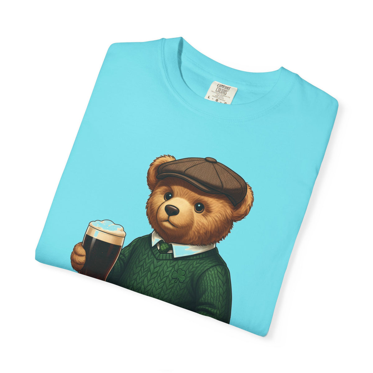 Irish Teddy Bear Pint Shirt, Shamrock Sweater Bear Tee, St Patricks Day Pub Shirt, Irish Gift