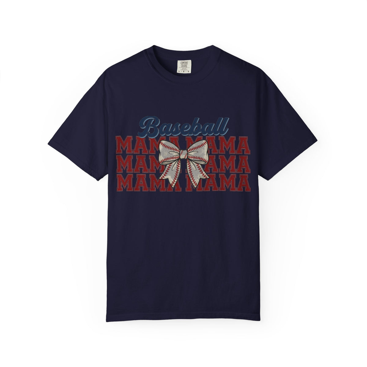 Baseball Mama Three Row Shirt, Varsity Repeat Mama Tee, Baseball Bow Mom Shirt, Little League Gift