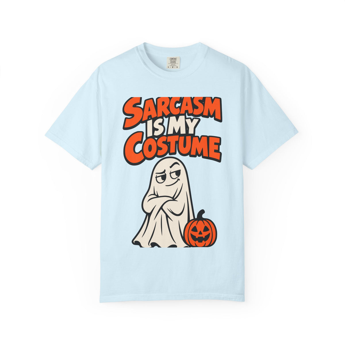 Sarcasm Is My Costume Halloween Shirt, Funny Ghost Tee, Retro Sarcastic Humor