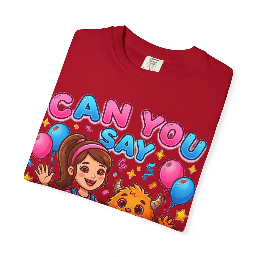 Can You Say Mama Shirt, Funny First Word Tee, Cute Monster Birthday Shirt, New Mom Gift