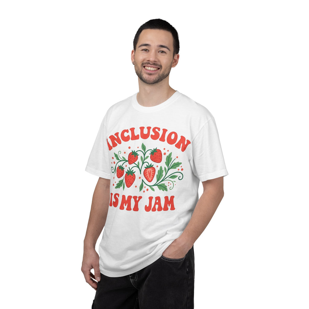 Inclusion Is My Jam Shirt, Strawberry SPED Teacher Tee, Retro Inclusion Shirt, Special Education Gift