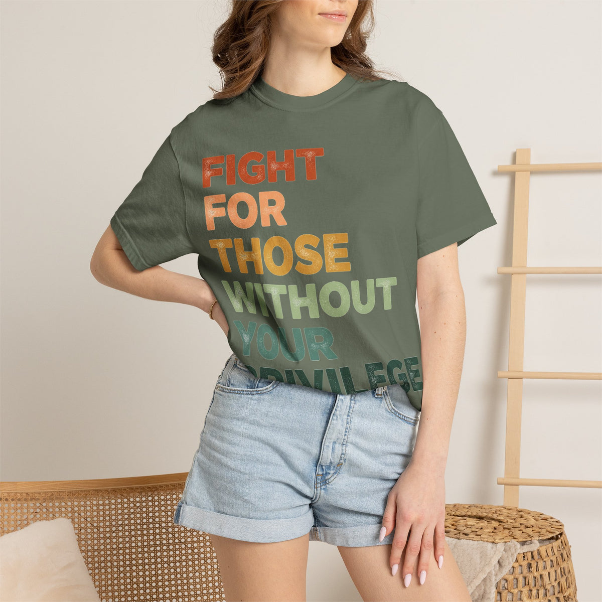Fight For Those Without Your Privilege Shirt, Retro Activist Typography Tee, Social Justice Shirt, Ally Gift
