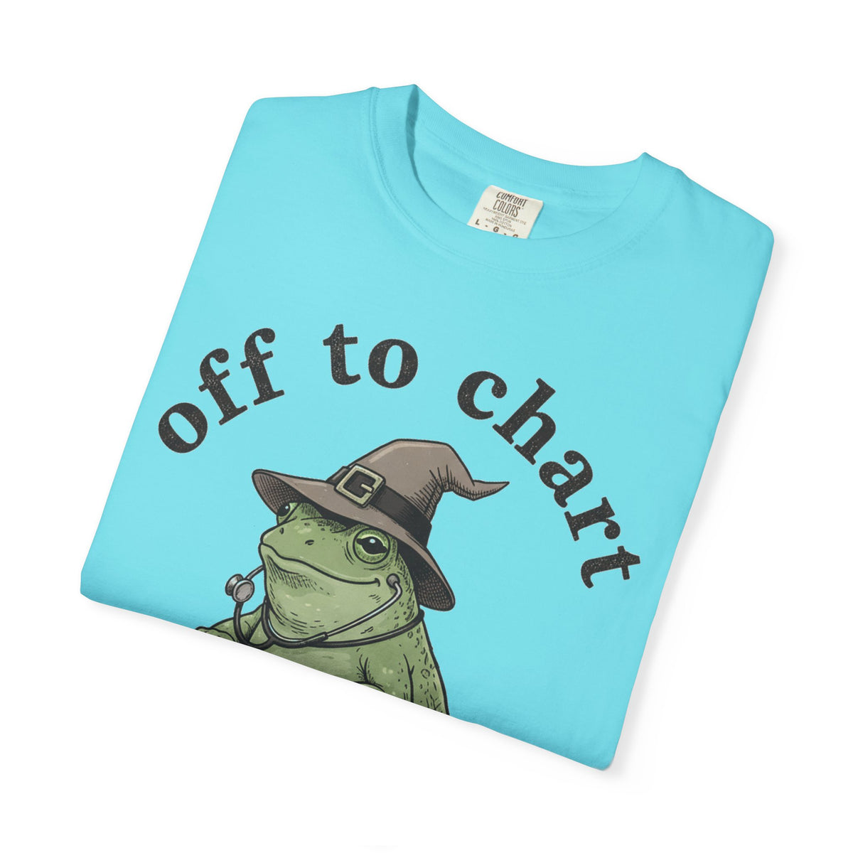 Off To Chart Shirt, Witch Hat Frog Nurse Scooter Tee, Funny Charting RN Shirt, Nurse Gift