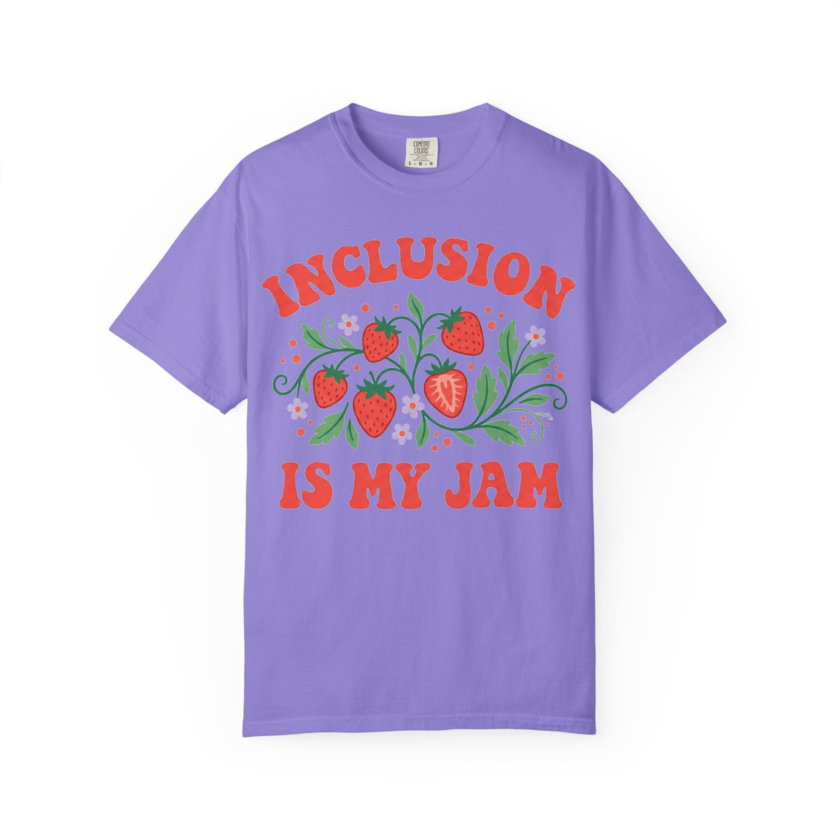 Inclusion Is My Jam Shirt, Strawberry SPED Teacher Tee, Retro Inclusion Shirt, Special Education Gift