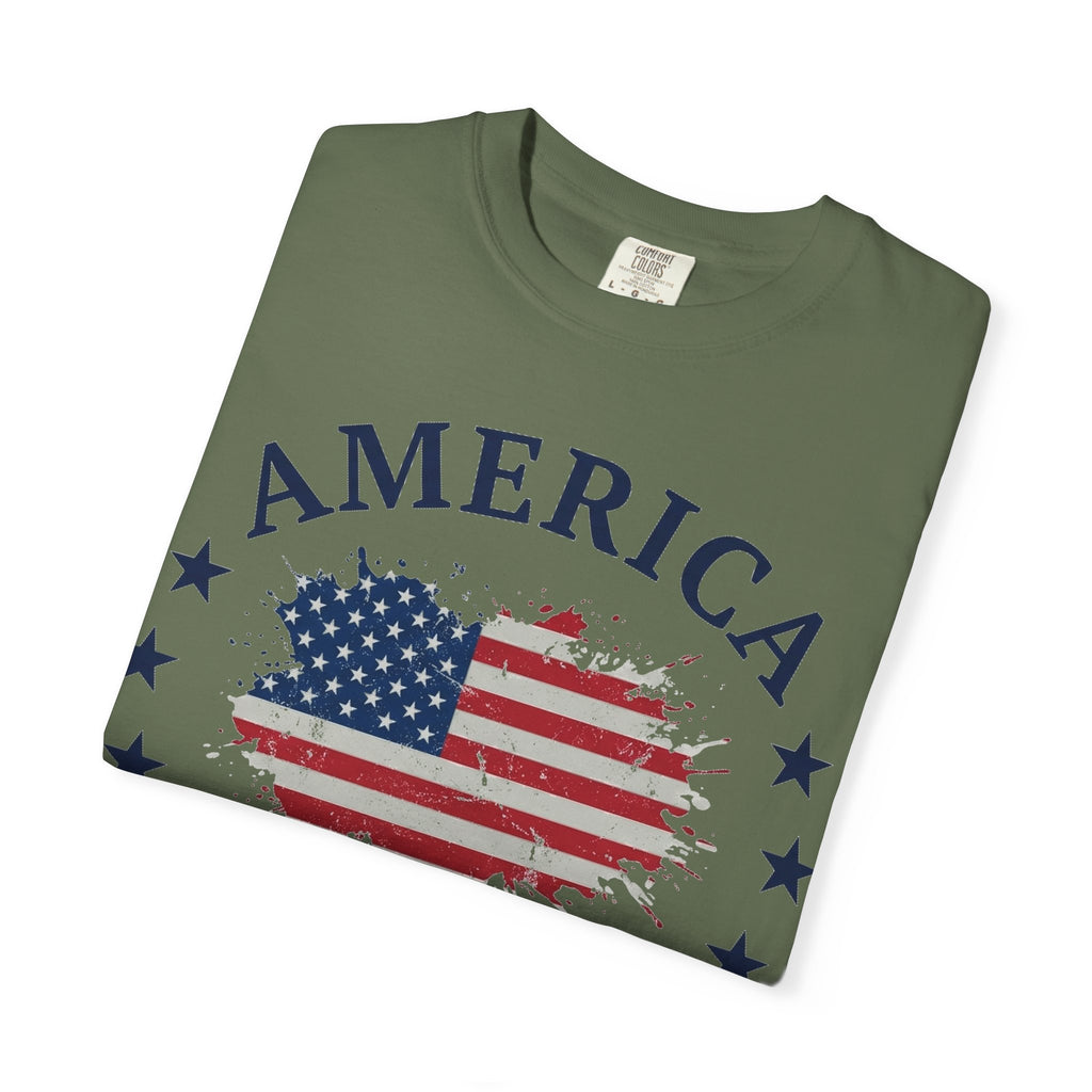 America 1776 2026 Shirt, Distressed Flag Oval Tee, Patriotic 250th Anniversary Shirt, Fourth Of July Gift