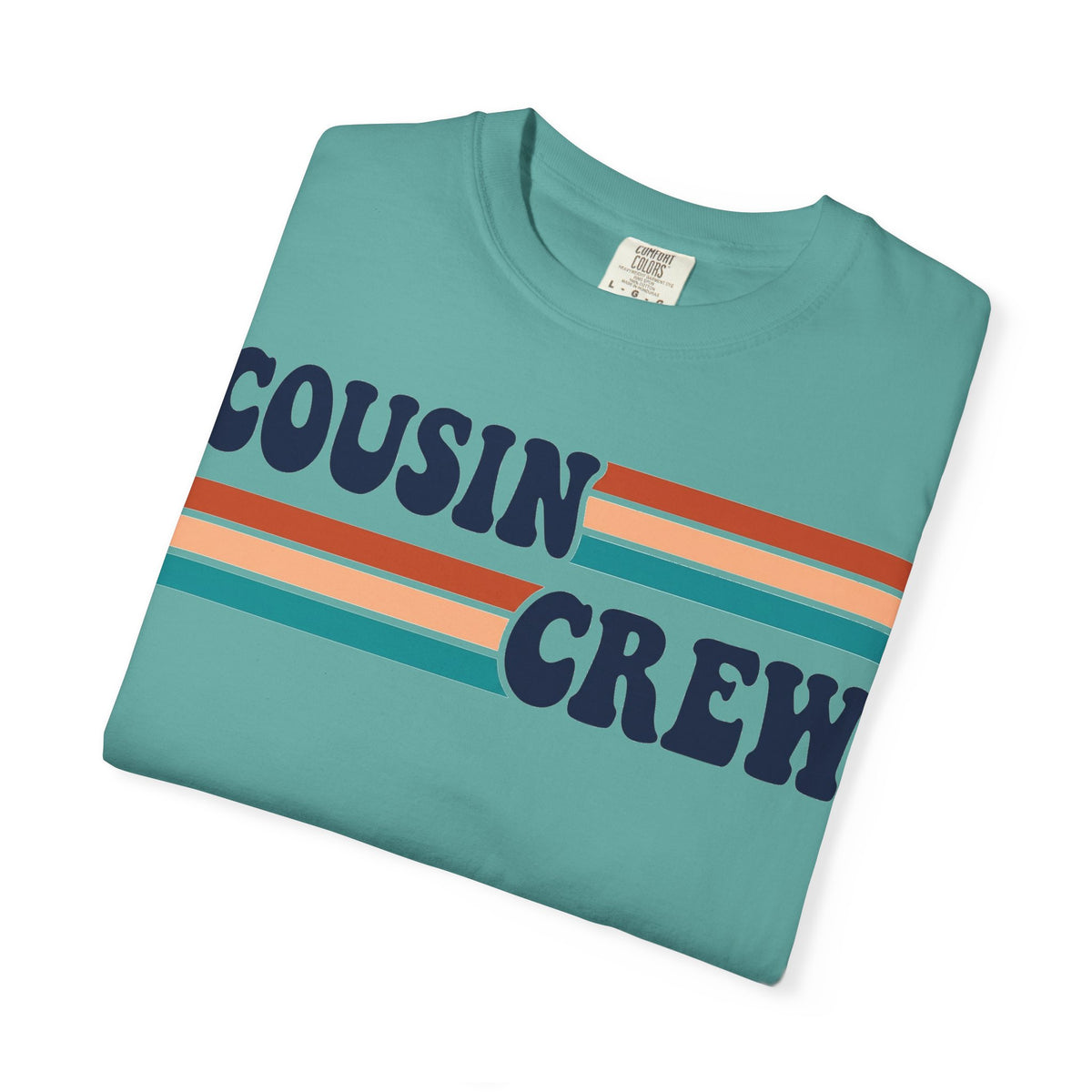 Cousin Crew Retro Stripe Shirt, Vintage Matching Family Tee, Cousin Reunion Shirt, Family Gift