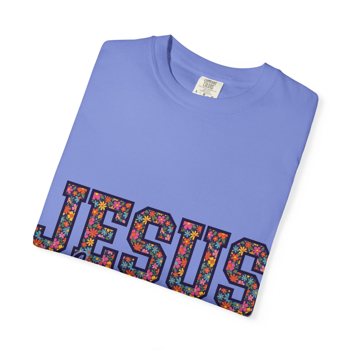 Jesus Loves You Shirt, Floral Varsity Christian Tee, Faith Statement Shirt, Church Gift