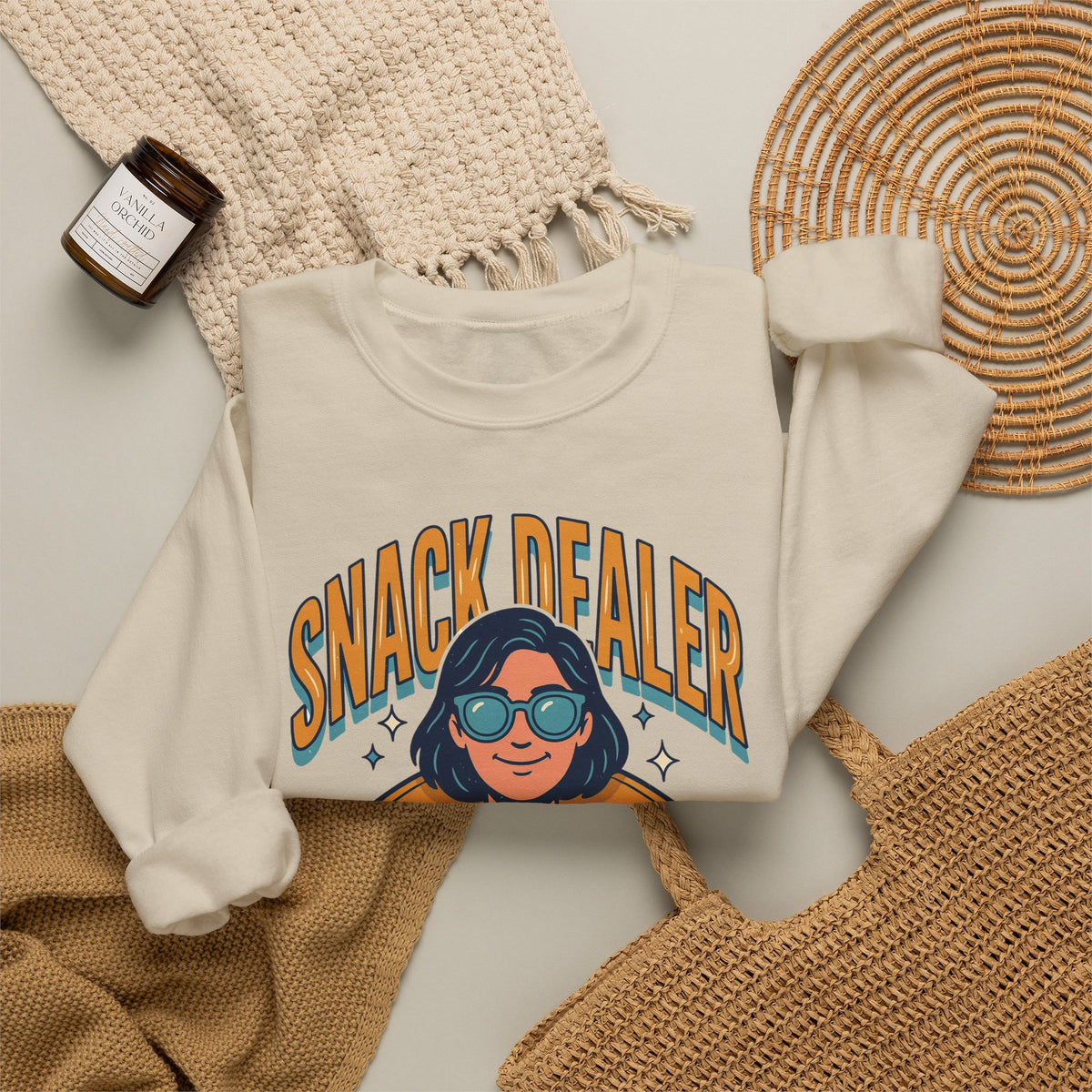 Funny Mom Sweatshirt Snack Dealer | Funny Mom Sweatshirt | Sarcastic Quote Sweatshirt | Gift