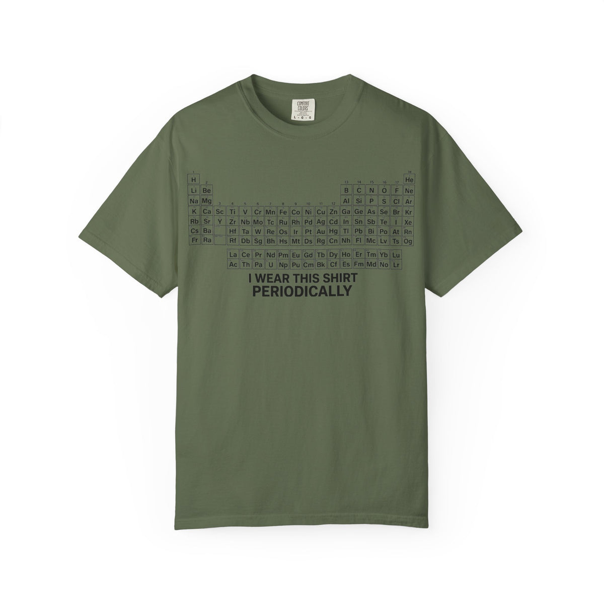 I Wear This Shirt Periodically Shirt, Funny Periodic Table Chemistry Tee, Science Teacher Shirt, Nerd Gift
