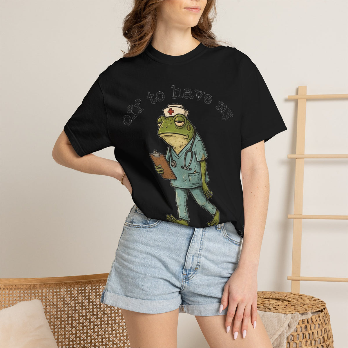 Off To Have My Flabbers Gasted Shirt, Funny Nurse Frog Tee, Sarcastic Scrubs Shirt, RN Gift