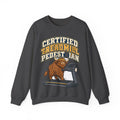 Funny Gym Sweatshirt Certified Treadmill Pedestrian Yak Sweatshirt, Gym Gift For Men Women, Weightlifting Humor Sweatshirt