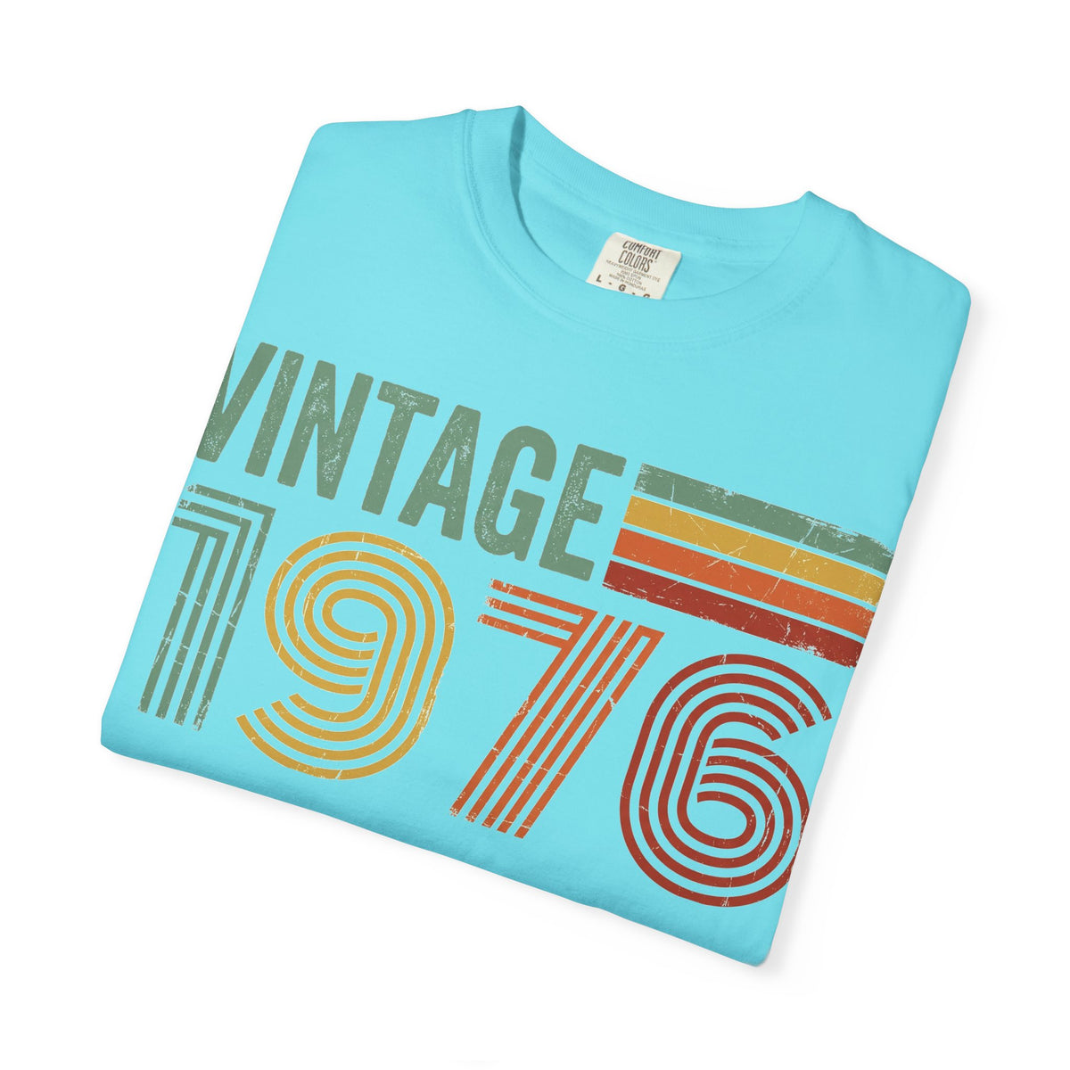 Vintage 1976 Shirt, Retro Stripe 50th Birthday Tee, Born In 1976 Shirt, Birthday Gift