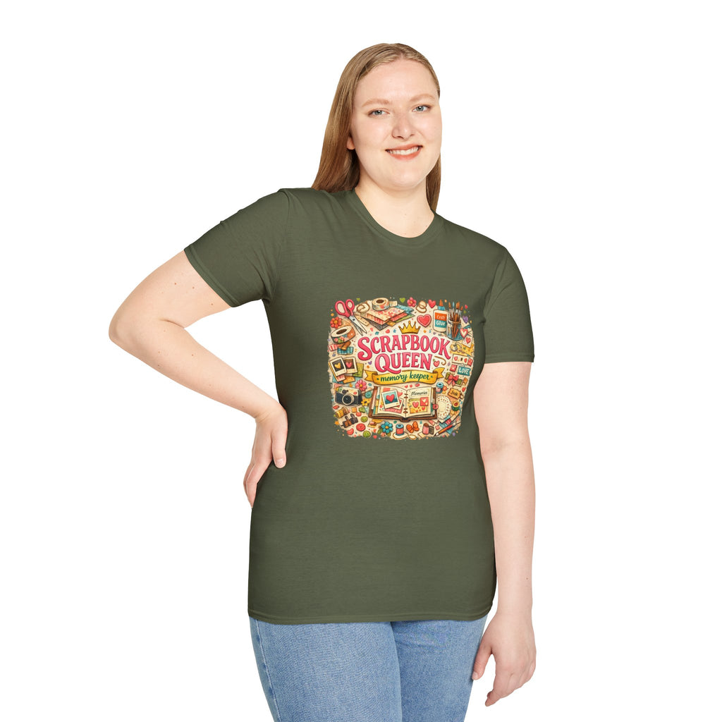 Scrapbook Queen T-Shirt — Crafting Lover Graphic Tee