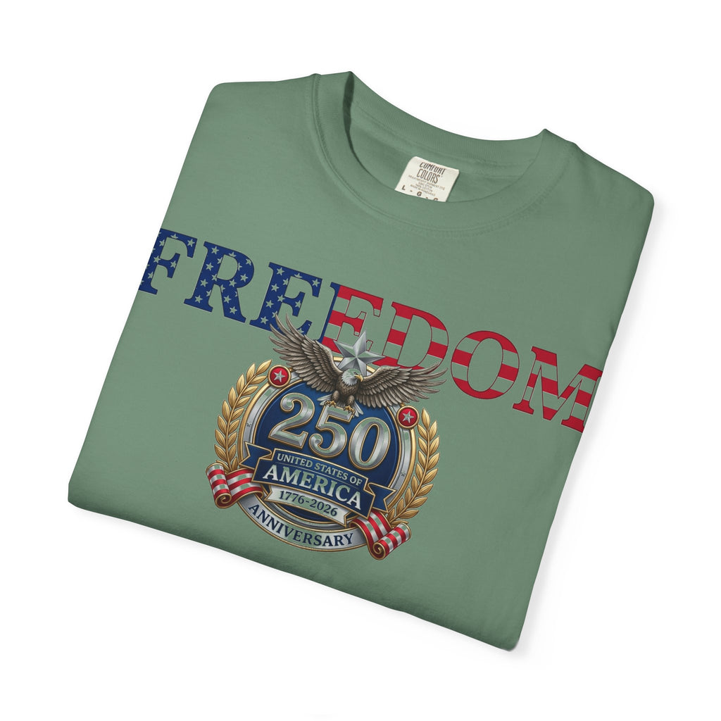 Freedom America 250 Shirt, Semiquincentennial 1776-2026 Tee, Patriotic Anniversary Shirt, Fourth Of July Gift