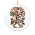 Off To Commit Gym Foolery Ornament, Funny Gym Lover Gift for Him Her, Workout Christmas Gift, Christmas Ornament 2026