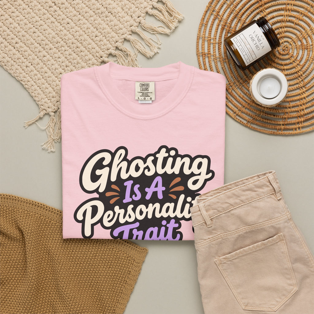 Ghosting Is A Personality Trait Halloween Shirt, Funny Ghost Tee, Retro Humor
