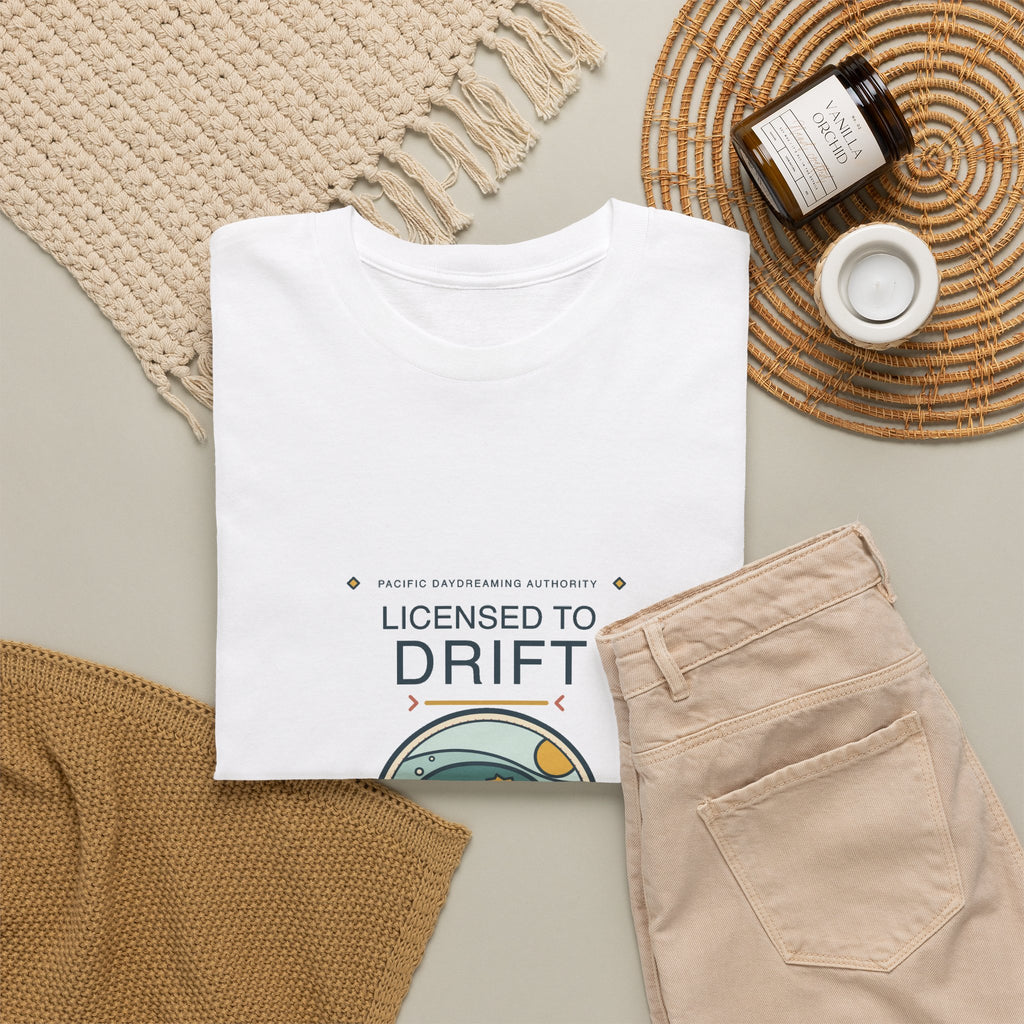Licensed to Drift Manatee T-Shirt — Retro Ocean Humor Tee