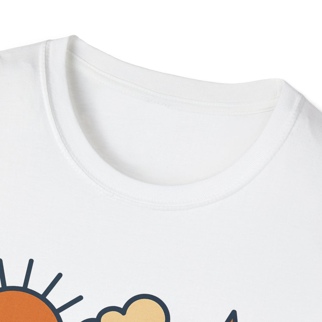 Retro Shapes Shirt, Mid Century Abstract Tee, Modern Art Gift