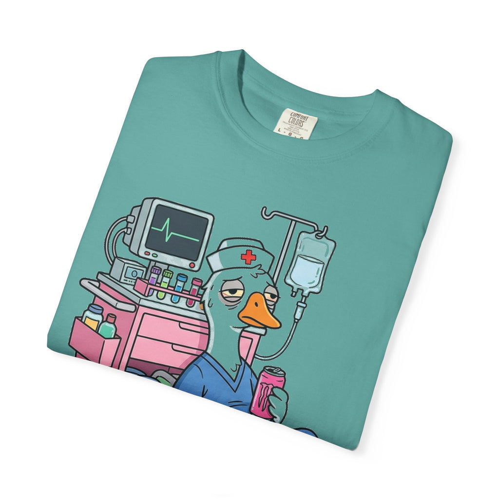 I'm About To Crash Out Shirt, Funny Night Shift Goose Nurse Tee, Burnt Out RN Shirt, Nurse Gift