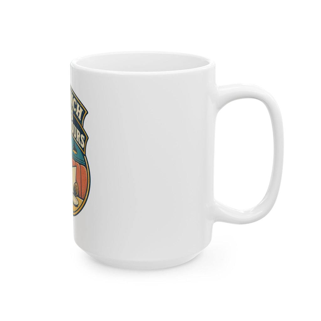 My Lunch Takes Three Hours Mug, Funny Retirement Gift for Coworker, Retired Christmas Gift, Coffee Mug 11oz 15oz