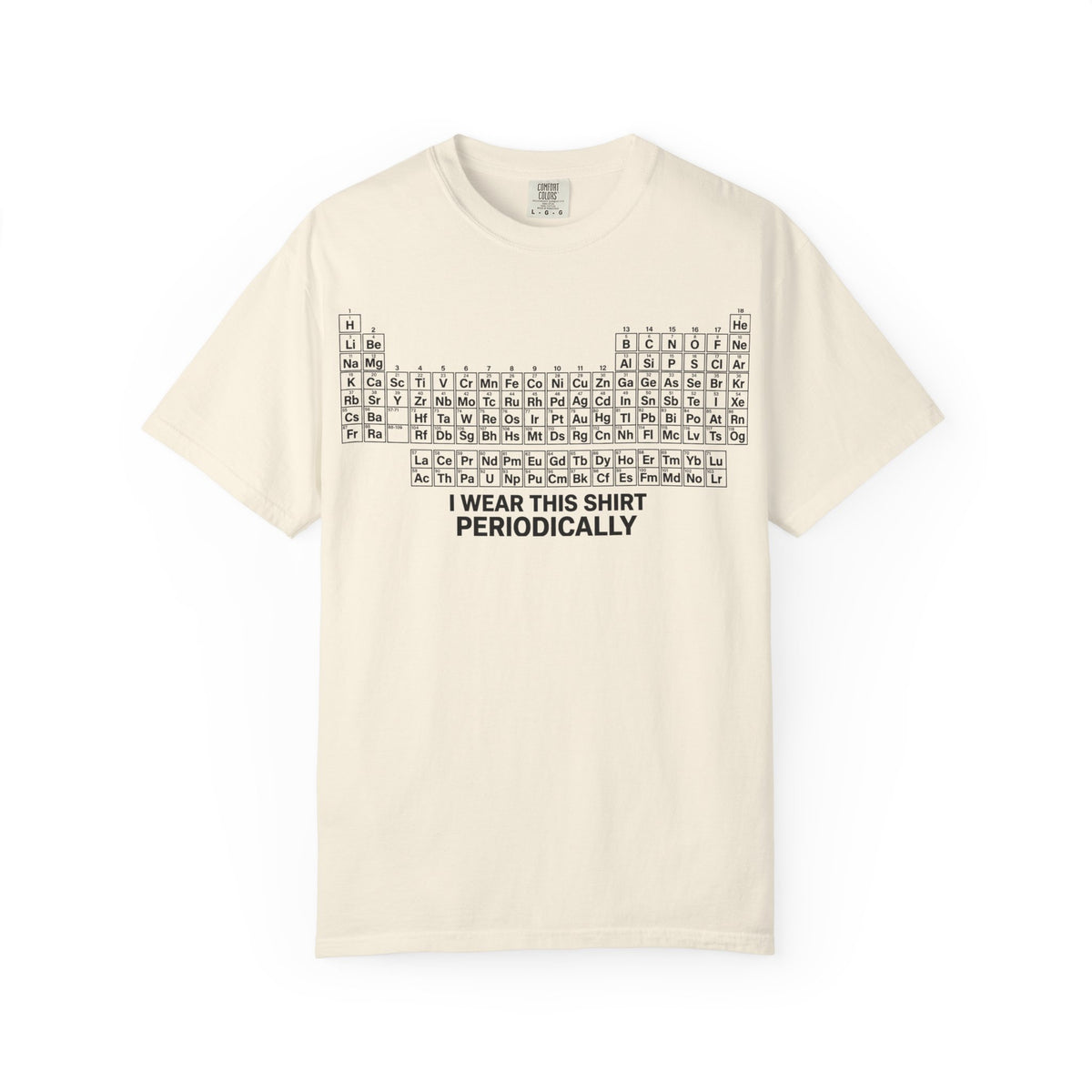 I Wear This Shirt Periodically Shirt, Funny Periodic Table Chemistry Tee, Science Teacher Shirt, Nerd Gift