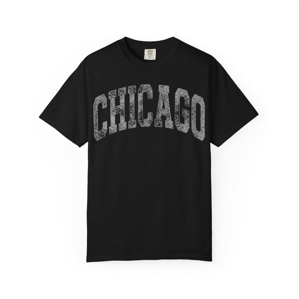Chicago Vintage Shirt, Distressed Varsity Chicago Tee, Illinois Home City Shirt, Chicago Gift