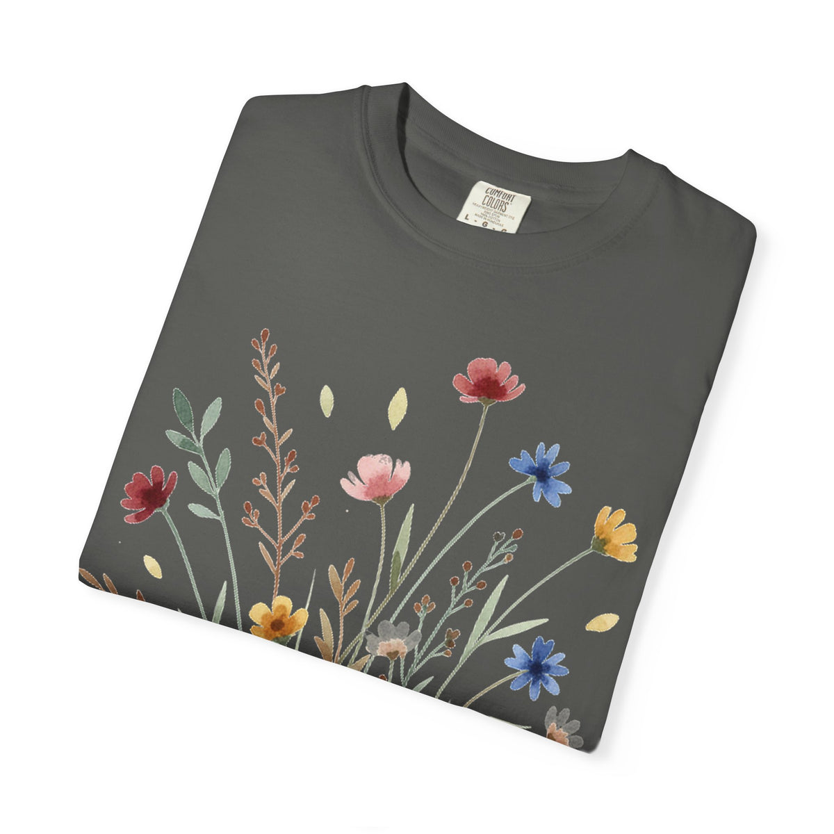 Watercolor Wildflower Bouquet Shirt, Painted Meadow Flowers Tee, Cottagecore Botanical Shirt, Garden Lover Gift
