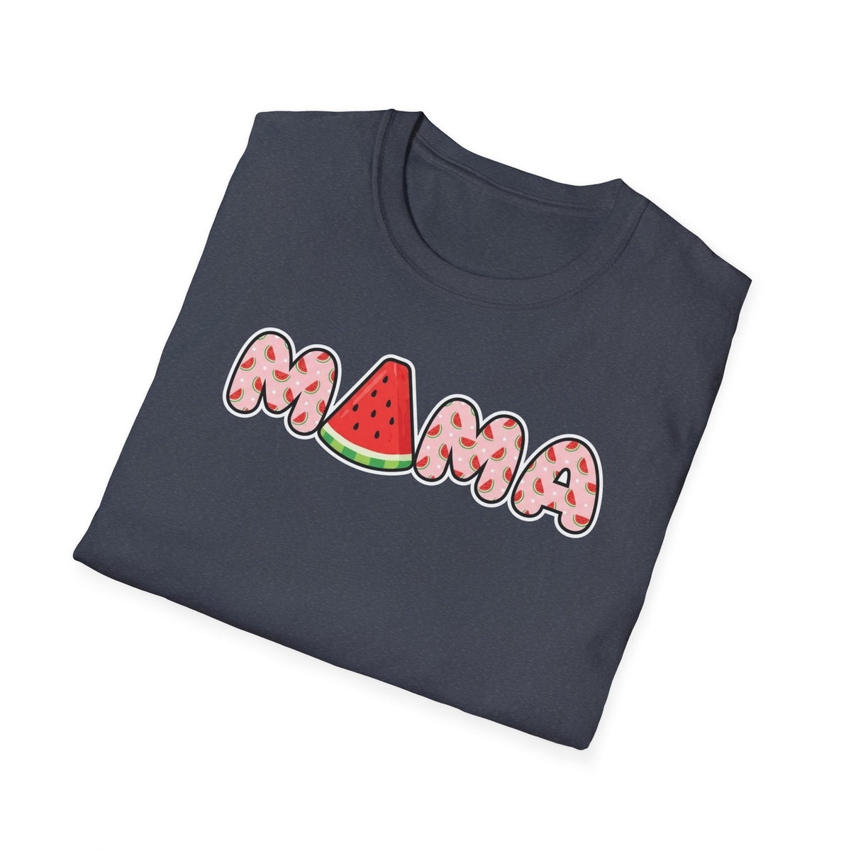 Mama Shirt, Watermelon Letters Summer Mom Tee, Mothers Day Gift