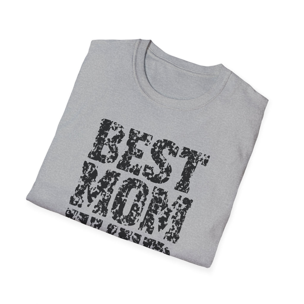 Best Mom Ever Shirt, Distressed Block Letter Mom Tee, Mothers Day Gift