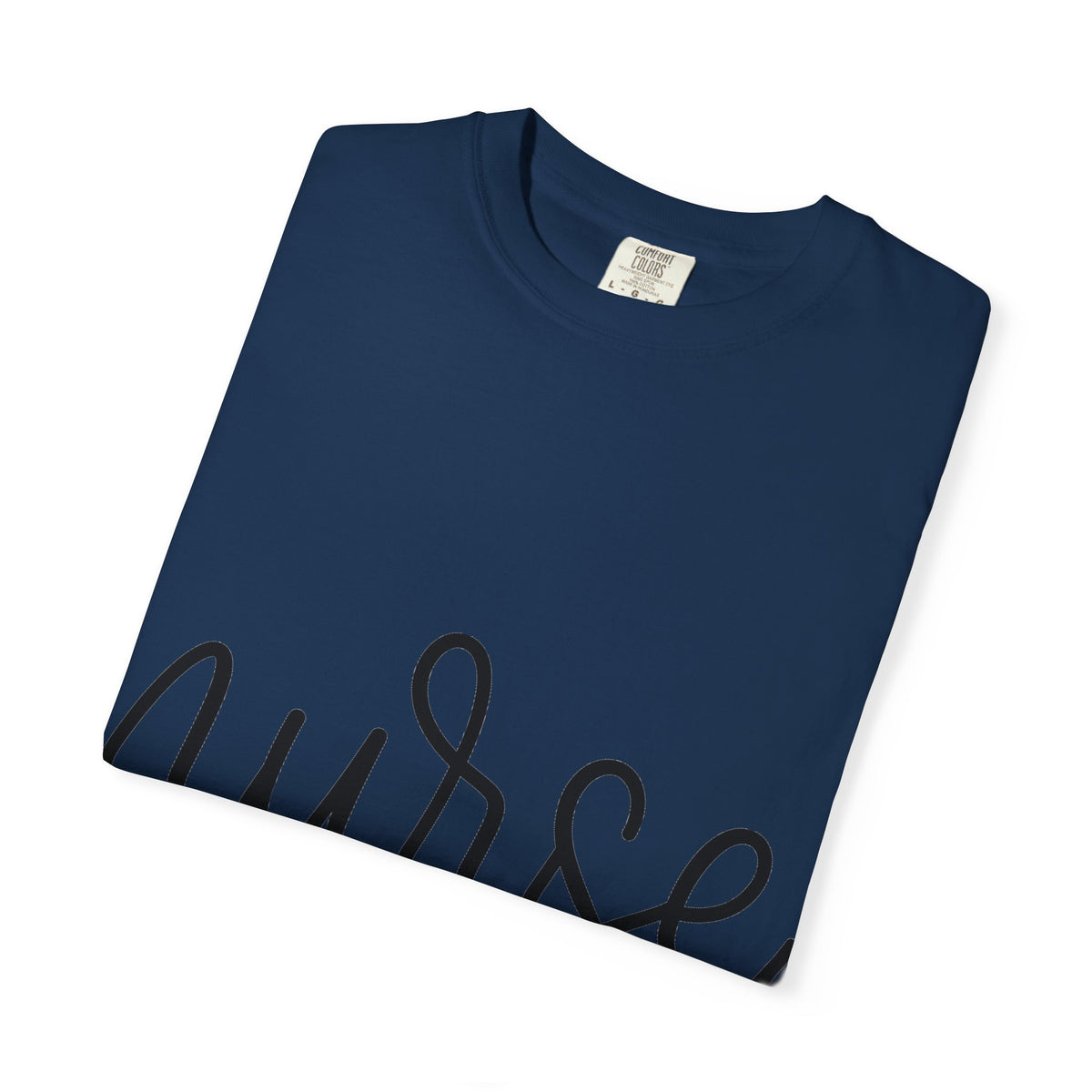 Nurse Script Shirt, Hand Lettered Nurse Heart Tee, Minimal RN Shirt, Nurse Gift