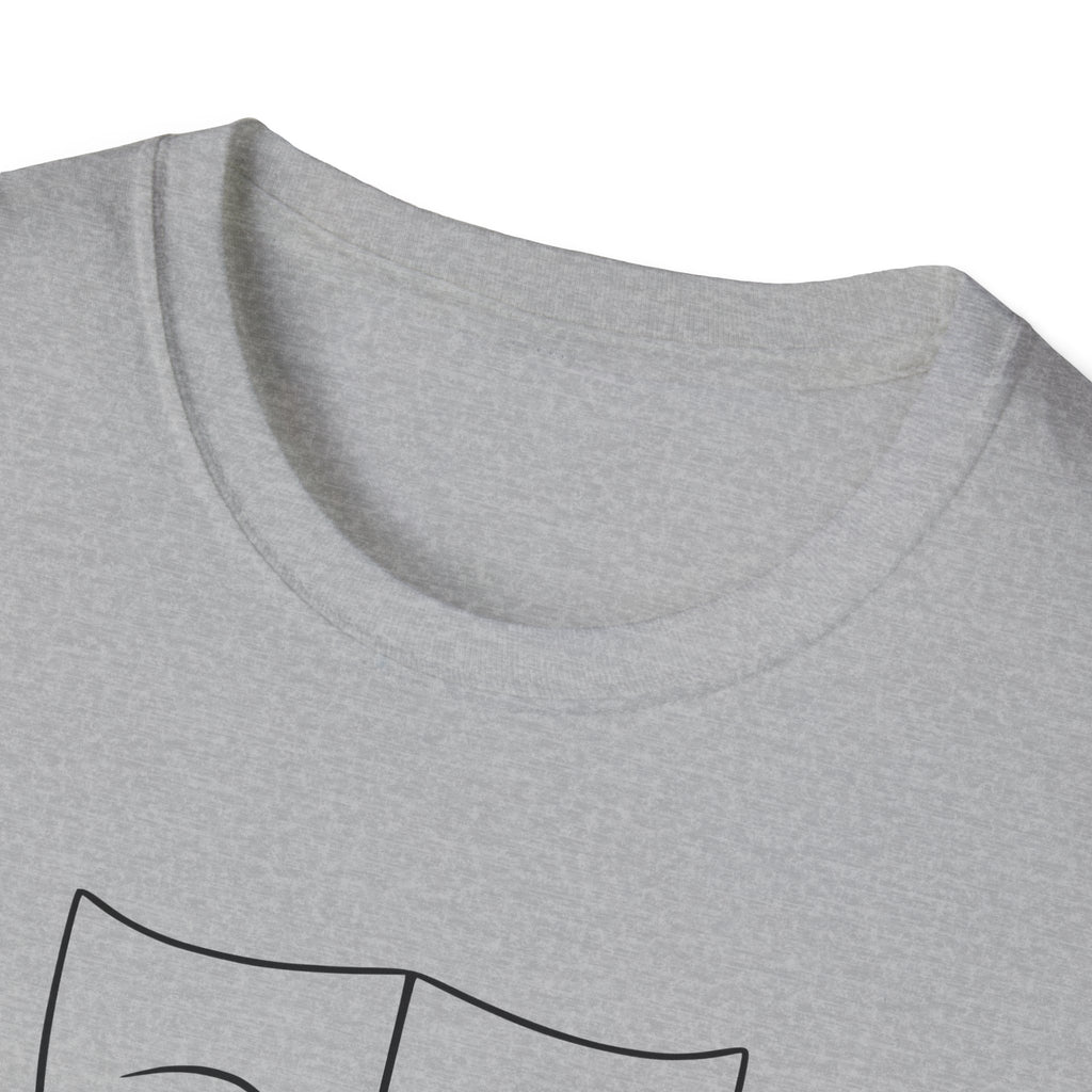 Theatre Mask Shirt, Drama Comedy Graphic Tee, Actor Gift