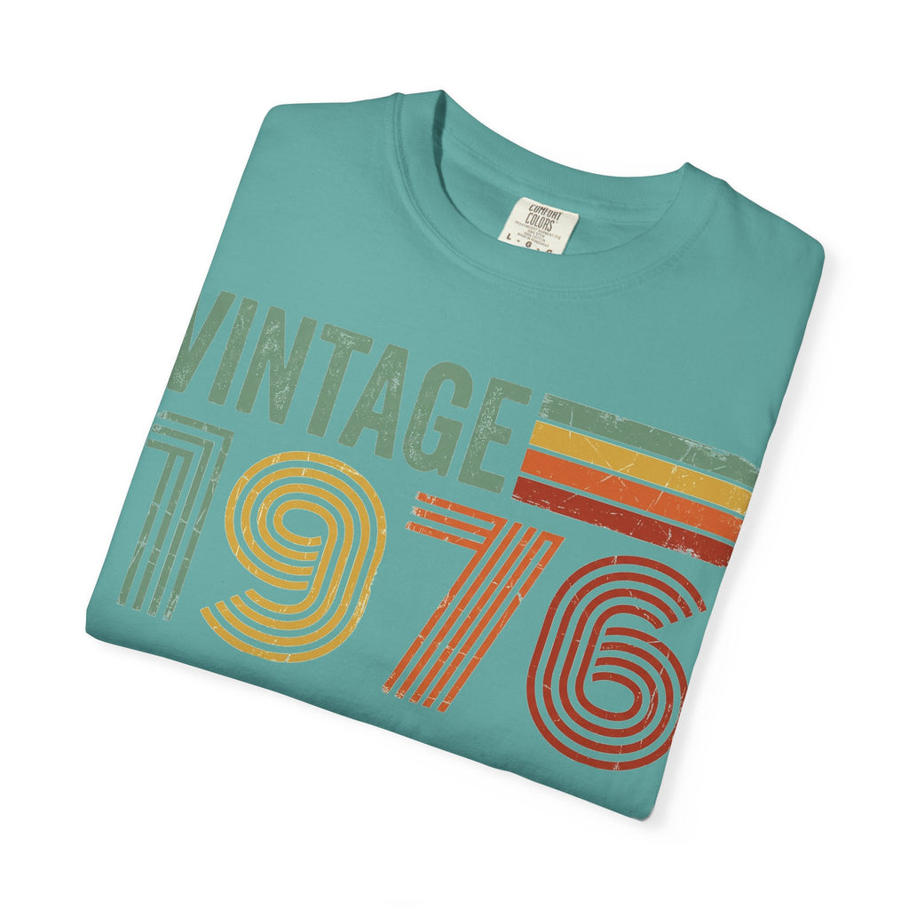 Vintage 1976 Shirt, Retro Stripe 50th Birthday Tee, Born In 1976 Shirt, Birthday Gift