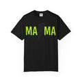Mama Lightning Bolt Shirt, Neon Green Checkered Bolt Tee, Edgy Mom Shirt, Mama Gift