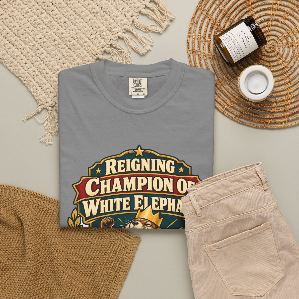 Reigning Champion Of White Elephant Shirt | white elephant gift | Work Gift
