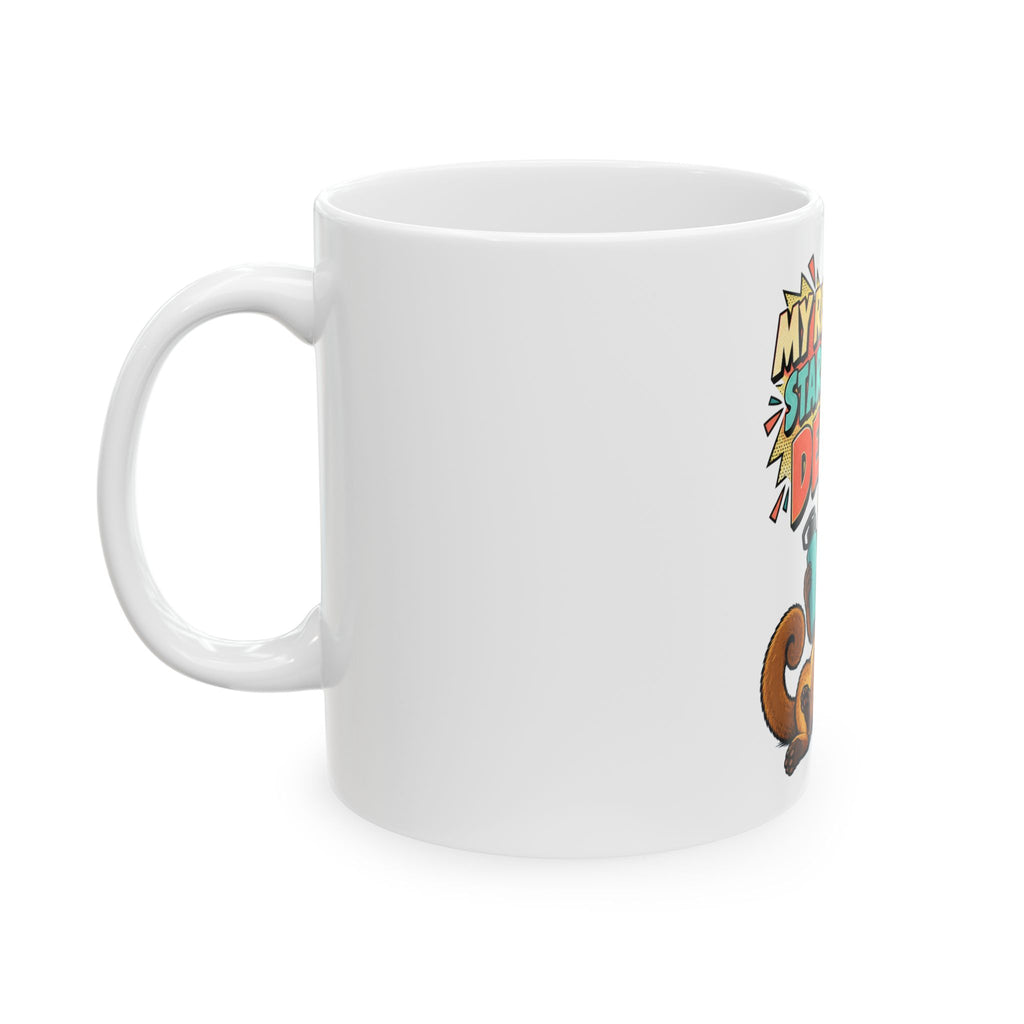 My Resolution Starts After Dessert Mug, Funny Gym Lover Christmas Gift, Secret Santa Stocking Stuffer, 11oz 15oz Coffee Mug