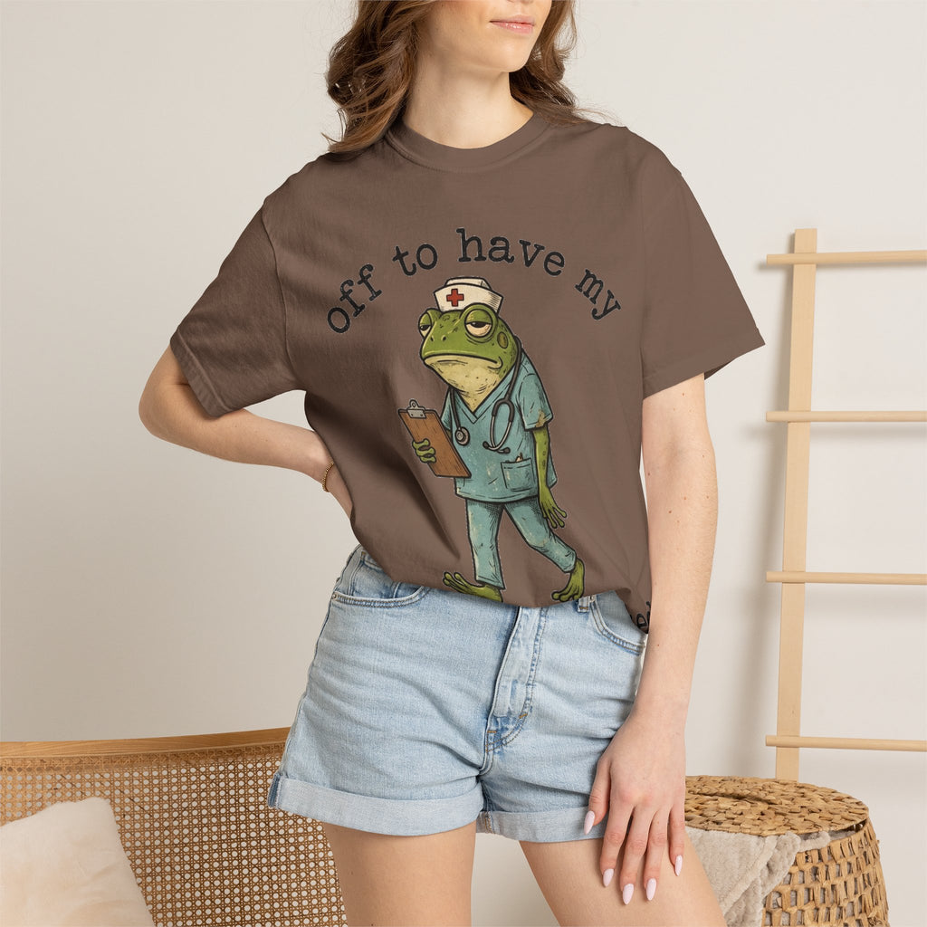 Off To Have My Flabbers Gasted Shirt, Funny Nurse Frog Tee, Sarcastic Scrubs Shirt, RN Gift