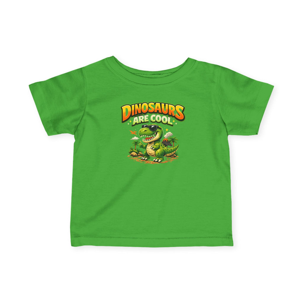 Infant Tee — "Dinosaurs Are Cool" Cute Dino Baby Shirt
