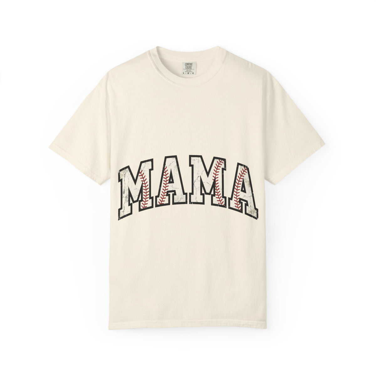 Baseball Mama Cream Shirt, Vintage Stitch Varsity Tee, Baseball Mom Shirt, Little League Gift