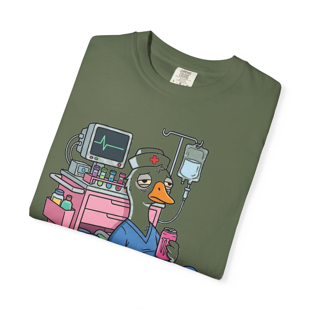 I'm About To Crash Out Shirt, Funny Night Shift Goose Nurse Tee, Burnt Out RN Shirt, Nurse Gift