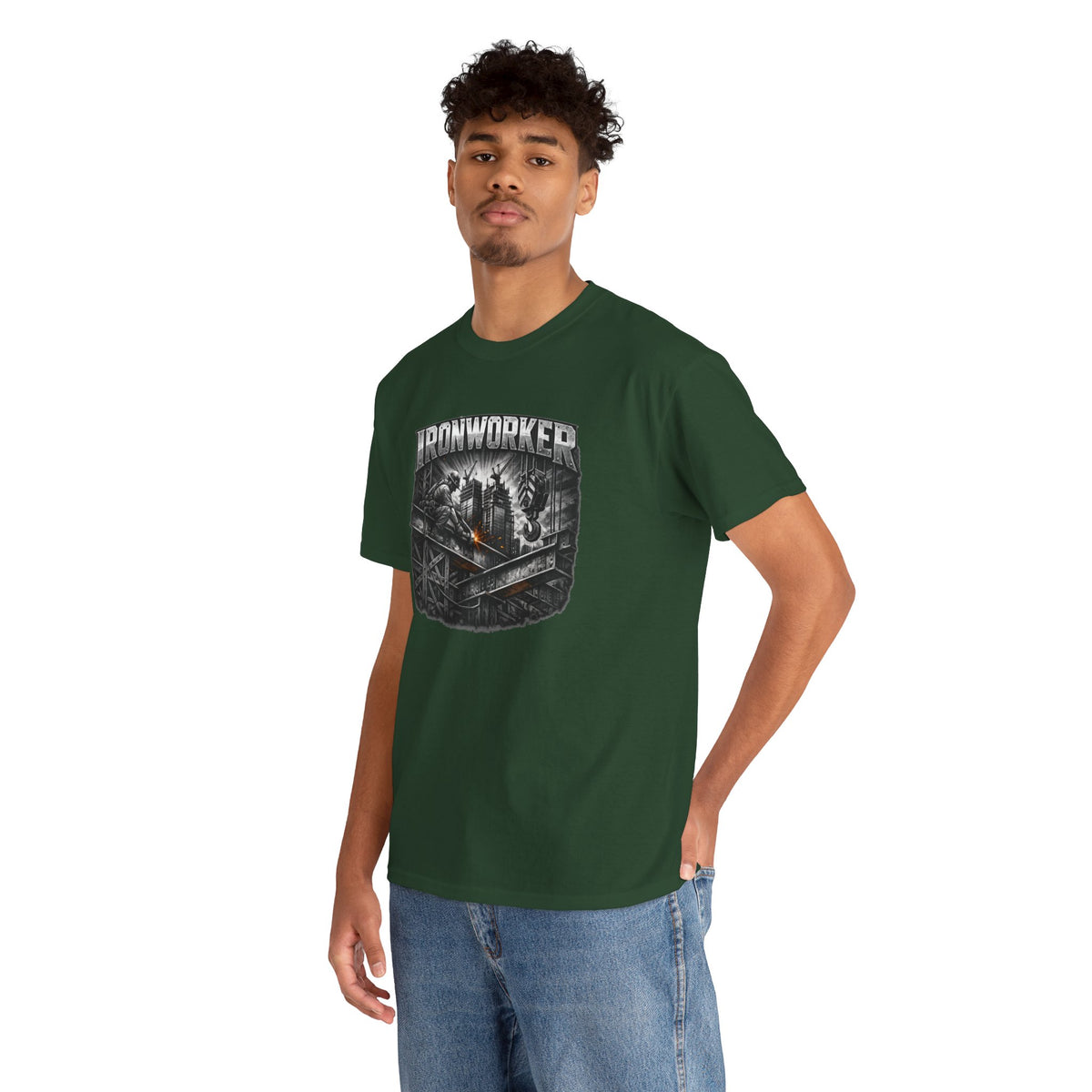 Ironworker Shirt, Steel Worker Graphic Tee, Construction Crew Gift