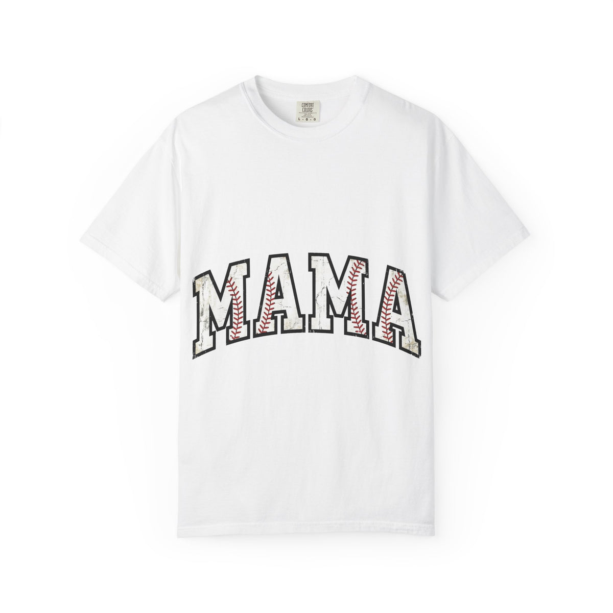 Baseball Mama Cream Shirt, Vintage Stitch Varsity Tee, Baseball Mom Shirt, Little League Gift