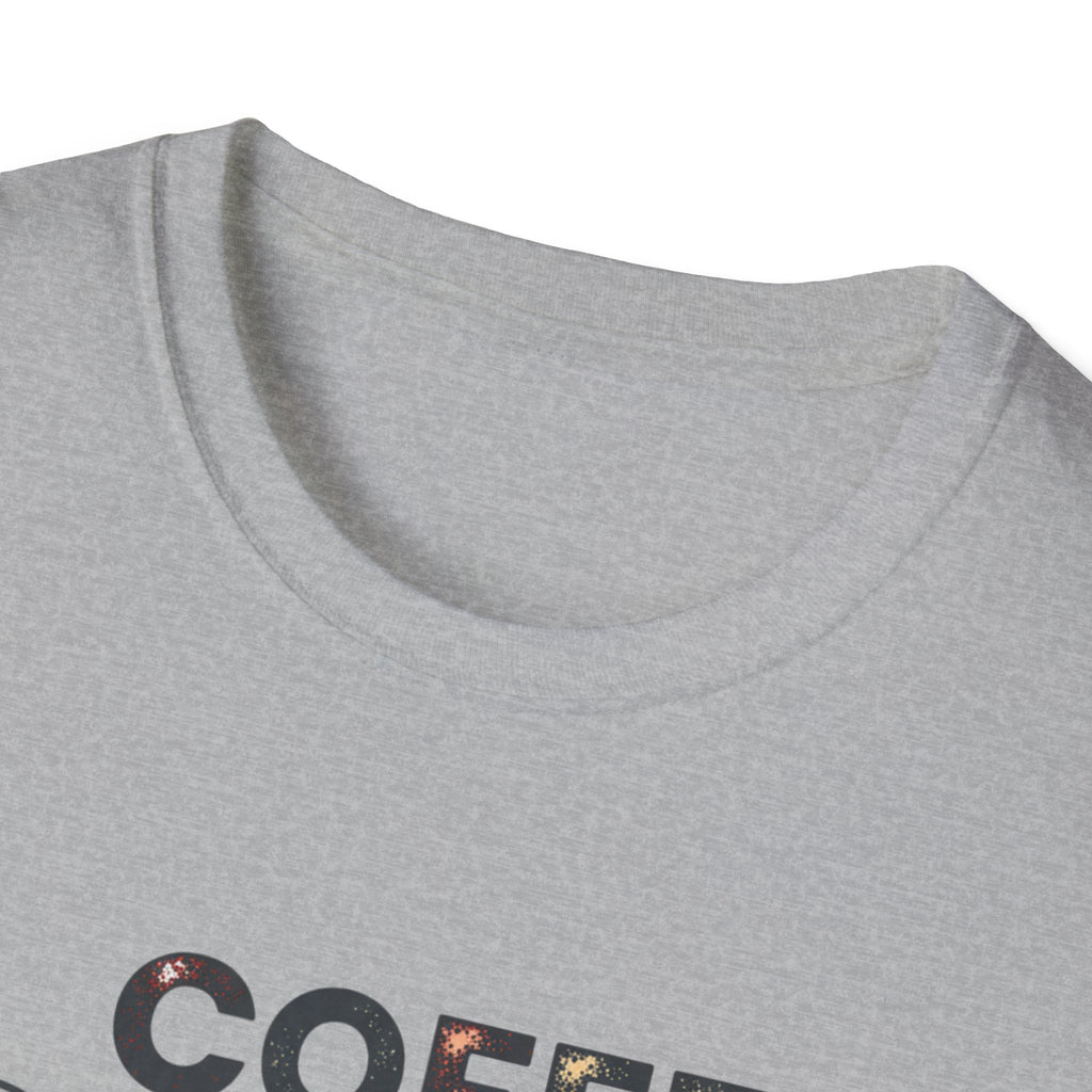 Coffee Powered Mama Shirt, Funny Mom Coffee Tee, Distressed Coffee Cup Shirt, New Mom Gift