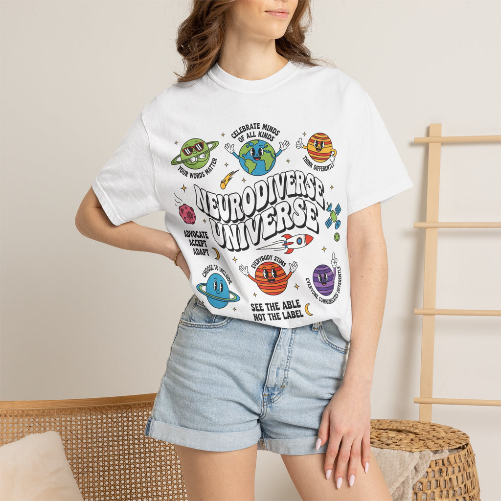 Neurodiverse Universe Bold Shirt, Celebrate Minds Of All Kinds Tee, Neurodiversity Pride Shirt, Advocate Gift