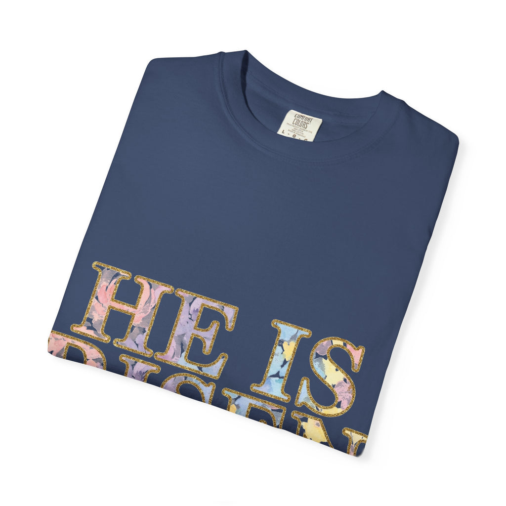 He Is Risen Shirt, Matthew 28:6 Easter Tee, Watercolor Christian Easter Shirt, Faith Gift