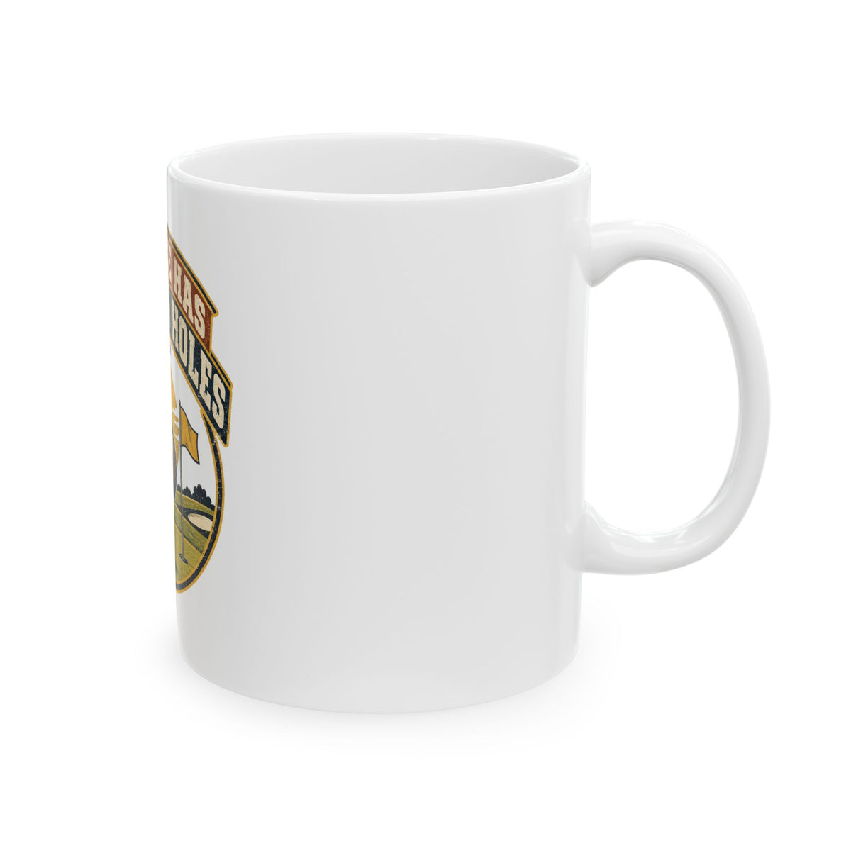 My Office Has Eighteen Holes Mug, Funny Retirement Gift for Coworker, Retired Christmas Gift, Coffee Mug 11oz 15oz