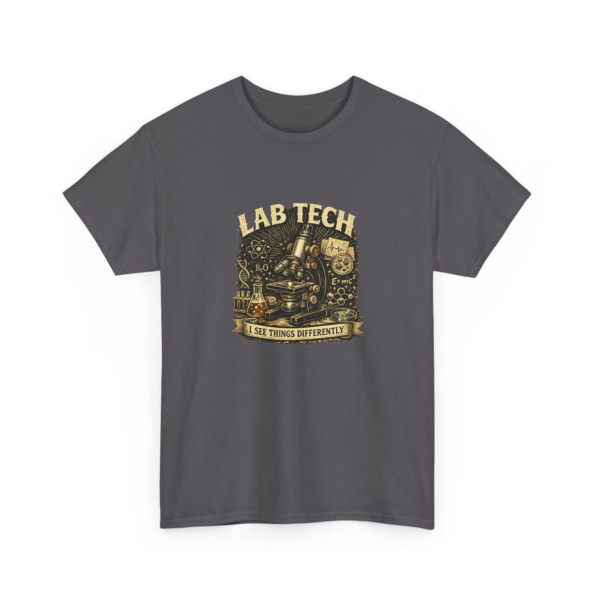 Lab Tech T-Shirt — "I Make Things Different" Vintage Science Tee