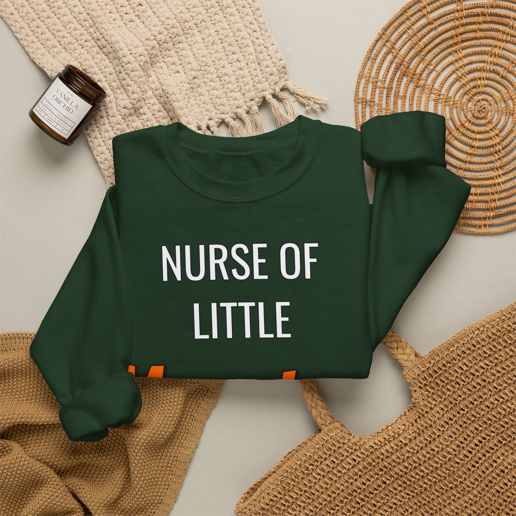 Nurse Of Little Monsters Sweatshirt | Nurse Halloween Sweatshirt | Spooky Nurse Sweatshirt | Healthcare Worker Gift | Halloween 2026
