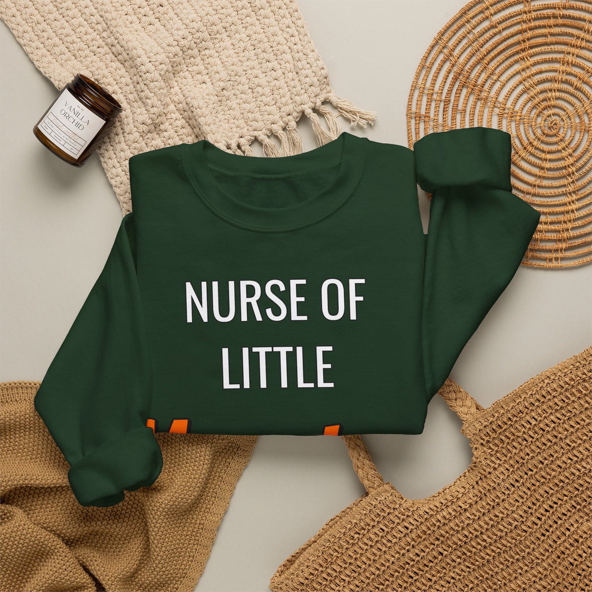Nurse Of Little Monsters Sweatshirt | Nurse Halloween Sweatshirt | Spooky Nurse Sweatshirt | Healthcare Worker Gift | Halloween 2026