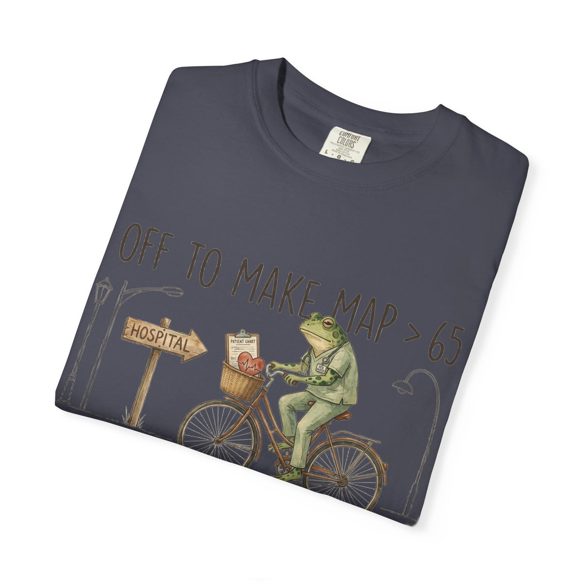 Off To Make MAP Over 65 Shirt, Funny ICU Nurse Frog Tee, Critical Care Nurse Shirt, RN Gift
